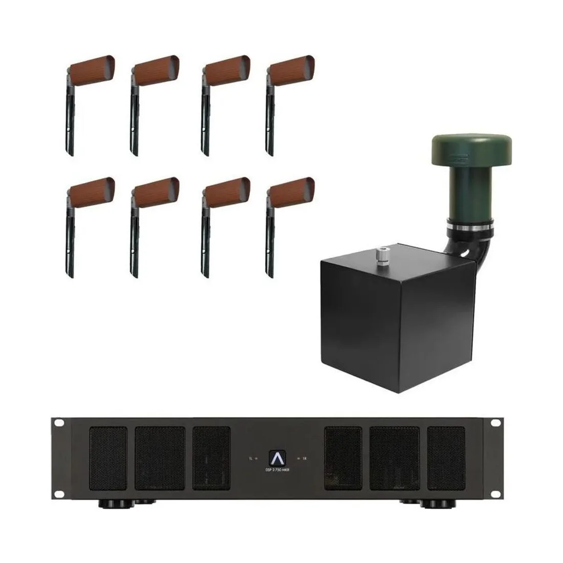 James Loudspeaker AT32-System ST8/AMP8.1 – was Wind auf einer Dachterrasse mit Musik macht