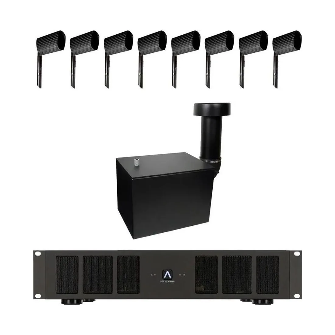 James Loudspeaker AT62-System ST15/AMP8.1 – wo bei einer Gartenanlage die Technik wohnt