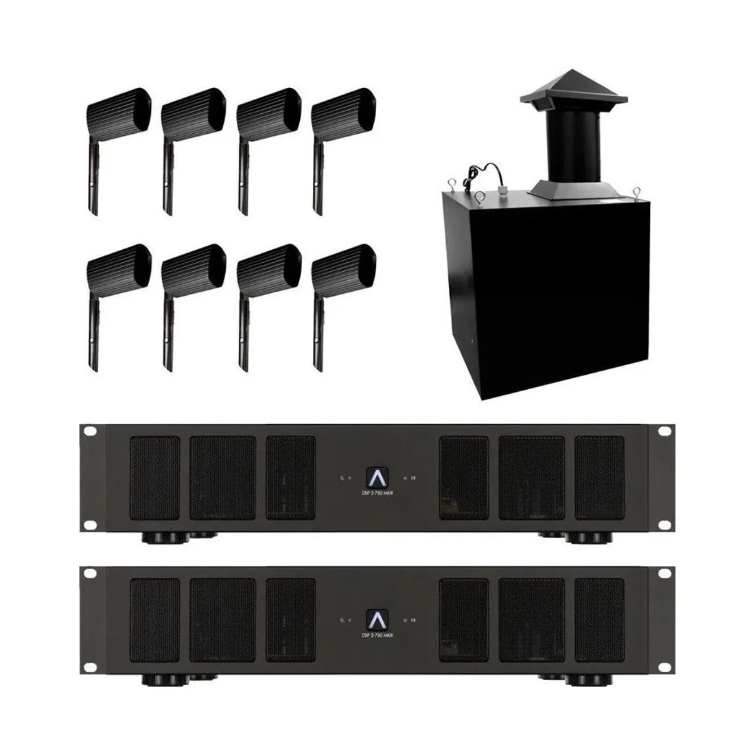 James Loudspeaker AT62-System ST21/AMP8.1 – draußen hilft kein Raum beim Bass