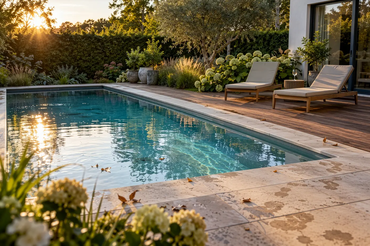 Anwendung Am Pool