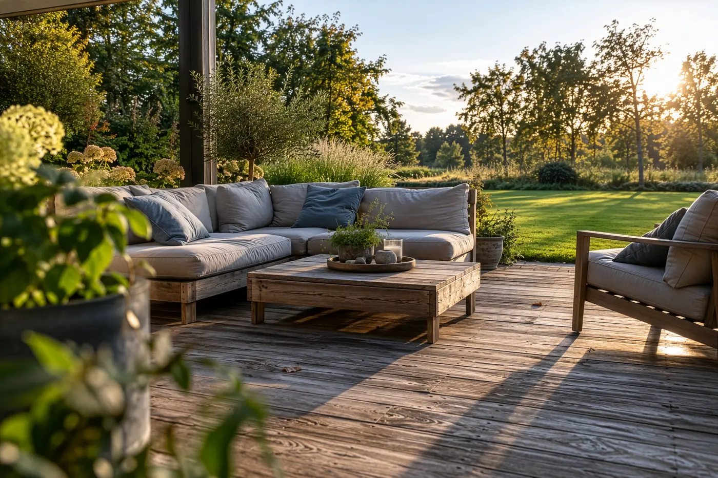 Anwendung Terrasse und Sitzplatz