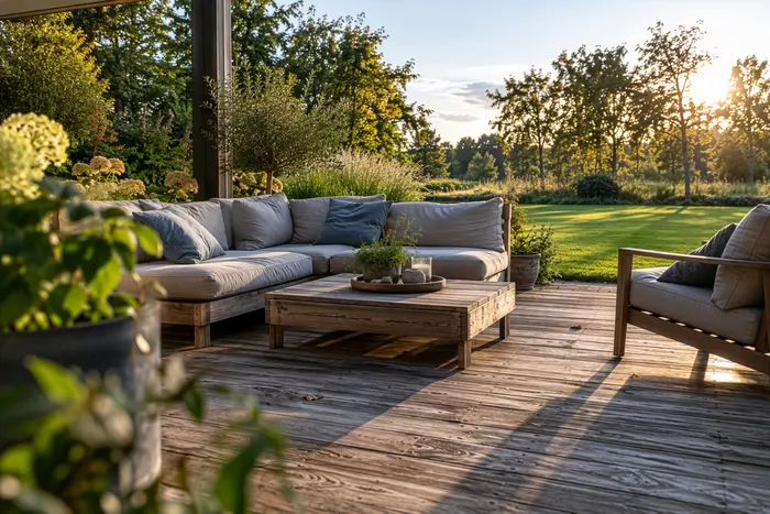Anwendung Terrasse und Sitzplatz
