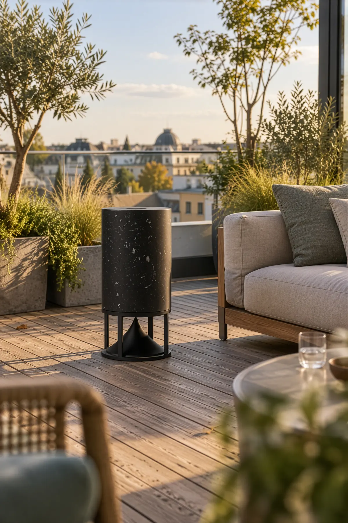 Bildstreifen Terrasse und Sitzplatz · Wenn unter der Terrasse kein Erdreich ist